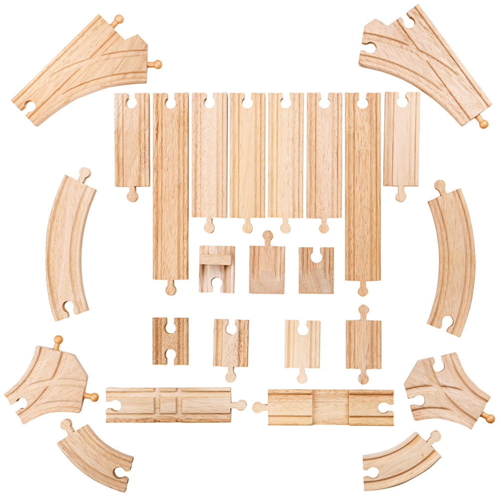 Bigjigs Spoor uitbreidings set 25 dlg