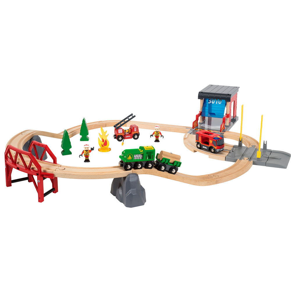 Brio - Het reddingsteam treinset Brio - Het reddingsteam treinset