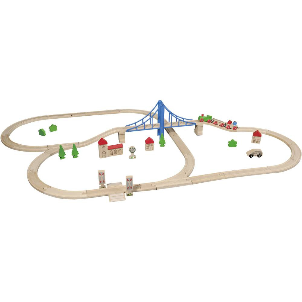  Treinset met blauwe brug 55 dlg