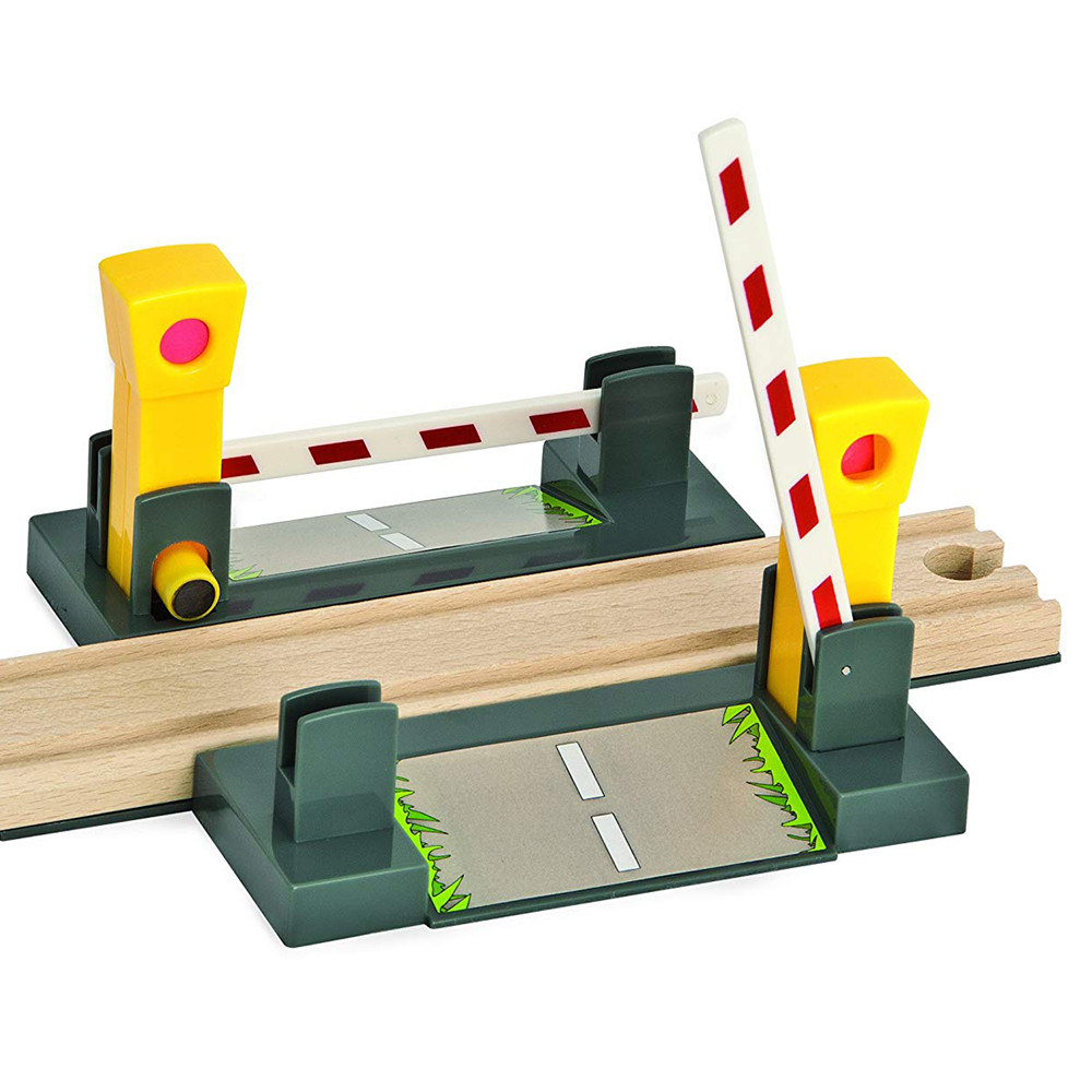  Spoorwegovergang met slagbomen