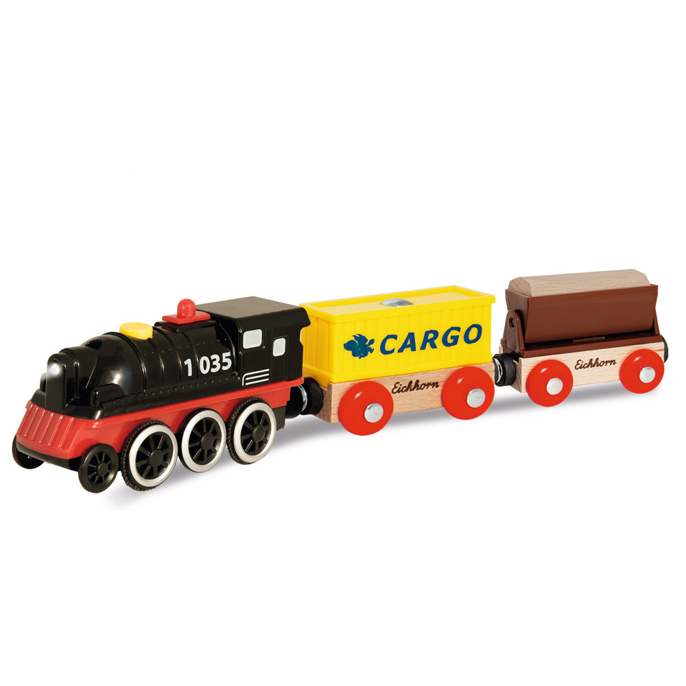  E-Locomotief met wagons